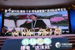 第4屆鋰電“達沃斯”論壇在湖南寧鄉舉辦 動力鋰電池或迎來個人消費新時代