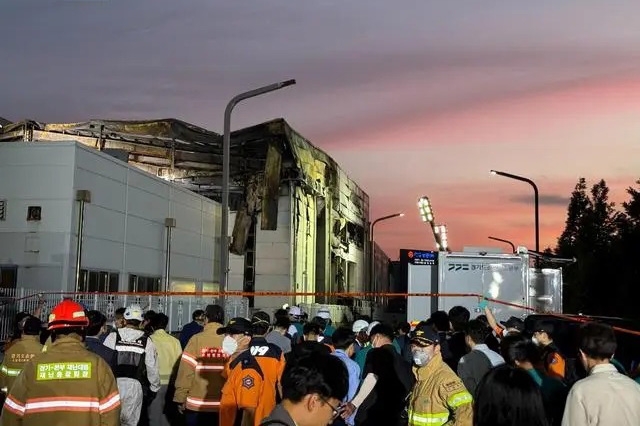 韓國最嚴重化工廠事故？一電池廠起火！初判17名中國公民遇難