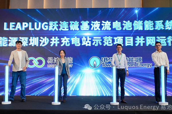 電解液成本僅為釩液流電池1/20！這一電池儲能系統示范項目并網