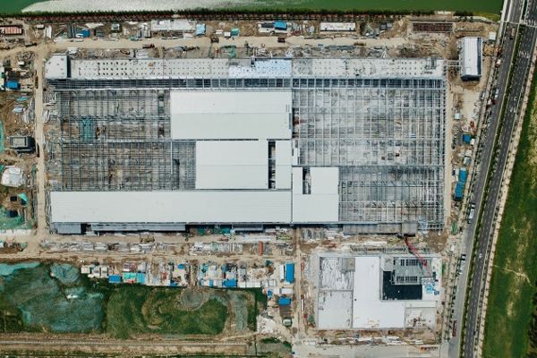規模近40GWh！特斯拉上海儲能超級工廠建設進度近半