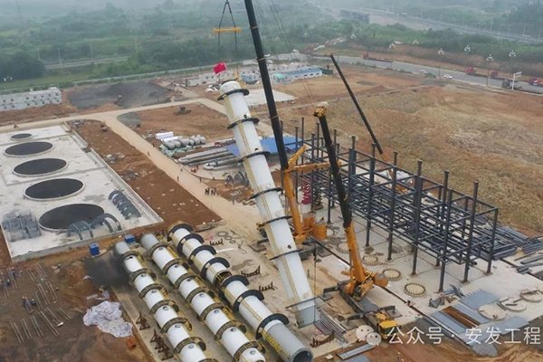 15.5億!四川明昉39萬噸/年碳酸酯項目一期核心設備安裝沖刺