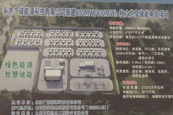 總投資8億元！山西永濟這一獨立共享儲能電站項目三季度投運