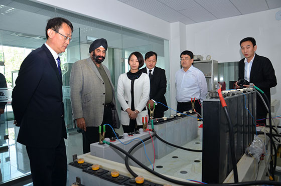 煙臺金潮宇科蓄電池公司隆重舉行合資擴產新廠開業盛典