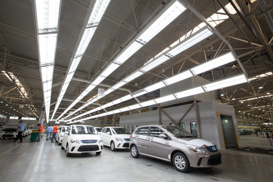 北汽新能源媒體開(kāi)放日 解密純電動(dòng)車生產(chǎn)鏈