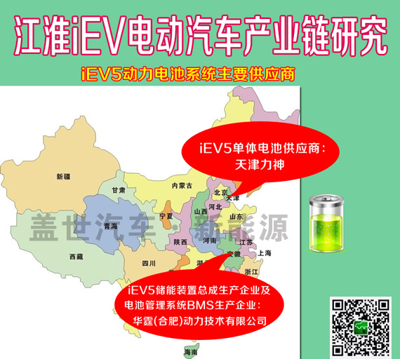 干貨|6張圖看清江淮iEV電動車產業鏈供應商信息