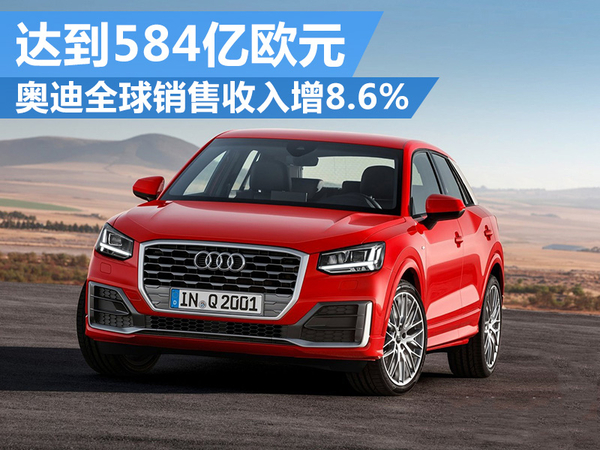 奧迪2015年度全球銷售收入增8.6% 達到584億歐元