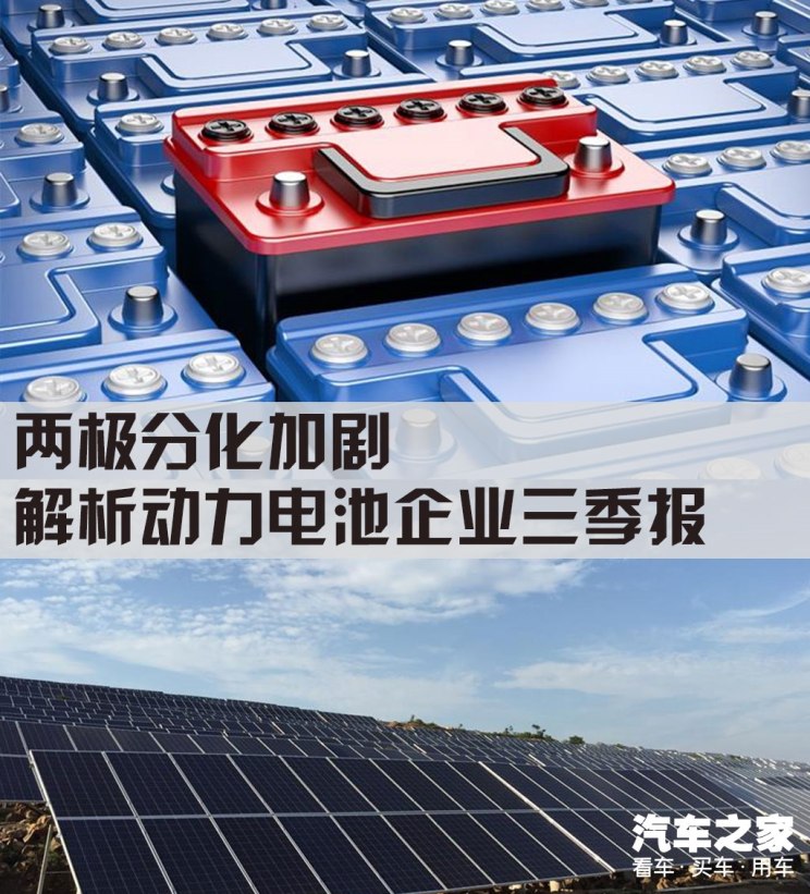 兩極分化加劇  解析國內動力電池公司三季報
