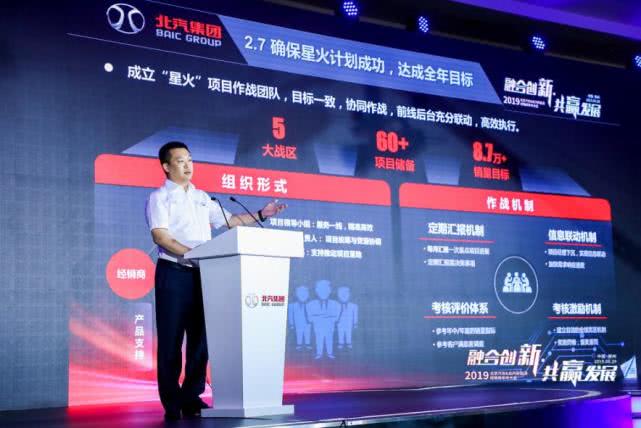  2019北京汽車&北汽新能源經銷商年中大會在鄭州召開 圖片來源：企業供圖