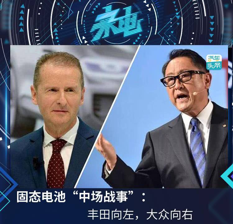 固態電池“中場戰事”：豐田向左，大眾向右？