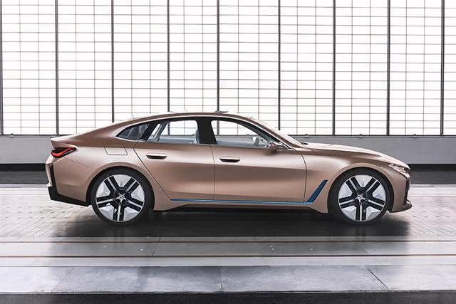 2021年量產/續航600km 寶馬i4純電動概念車首發