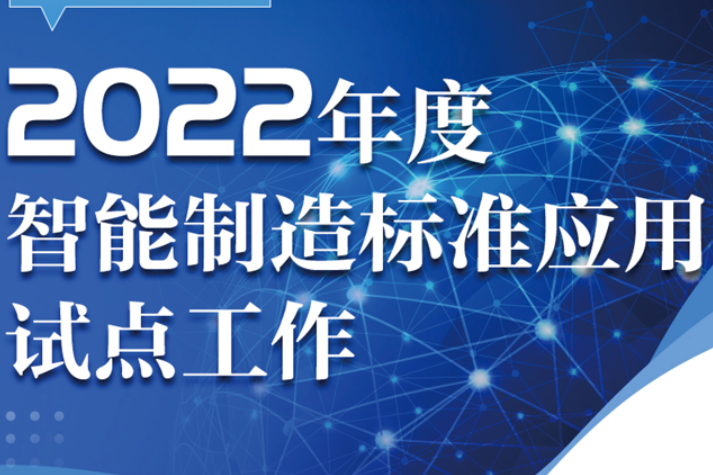 2022年度智能制造標準應用試點項目公布 59個項目入選