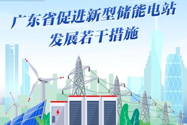 廣東印發新型儲能電站若干措施 鼓勵用戶側儲能發展