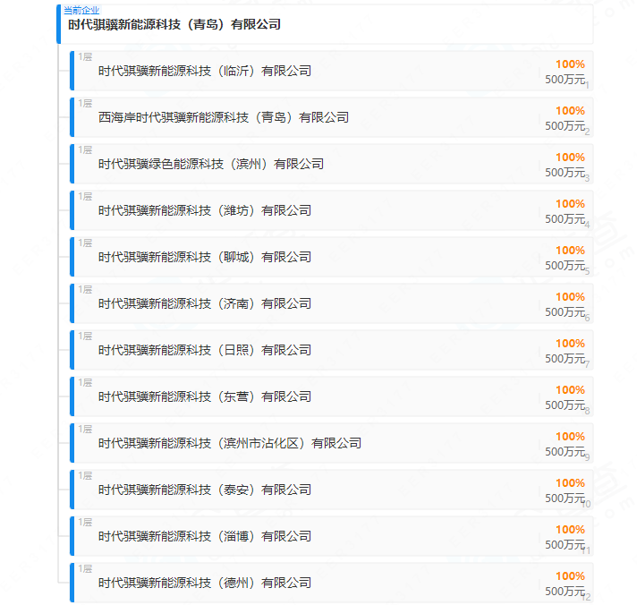 時代騏驥新能源科技（青島）有限公司