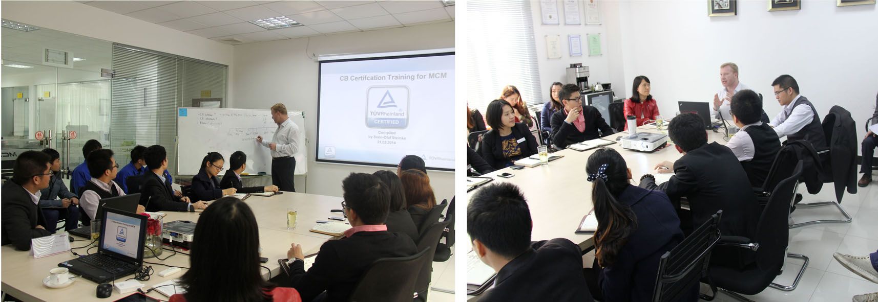 TüV萊茵大中華區負責人親自為MCM（邦禾）員工培訓