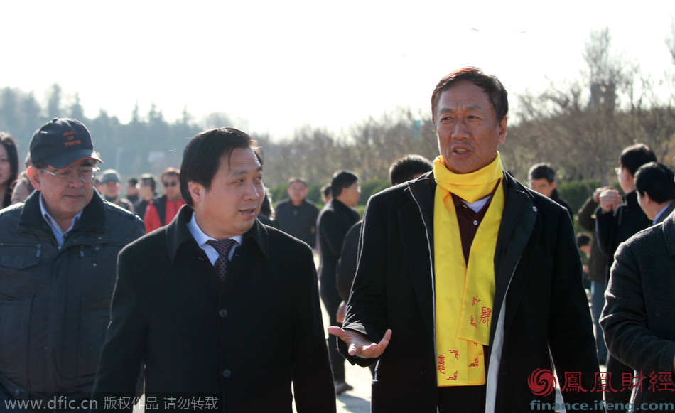 富士康郭臺銘考察河南速達 雙方或合作造電動汽車