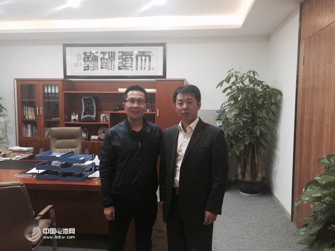 中國電池網于清教一行調研考察電小二移動電源
