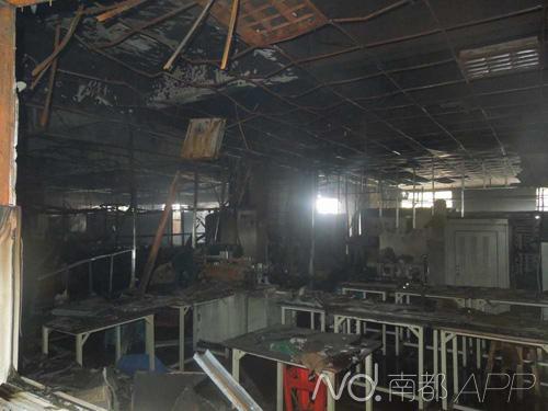 東莞市今明陽電子科技有限公司發生重大火災事故