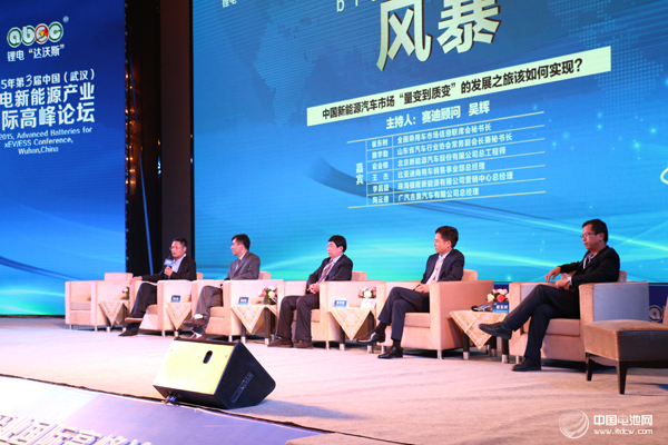 2015年第3屆中國（武漢）鋰電新能源產業國際高峰論壇