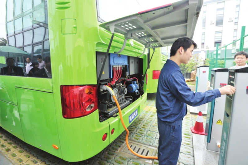 武漢有望在月底建成全國(guó)最大公交充電樁項(xiàng)目