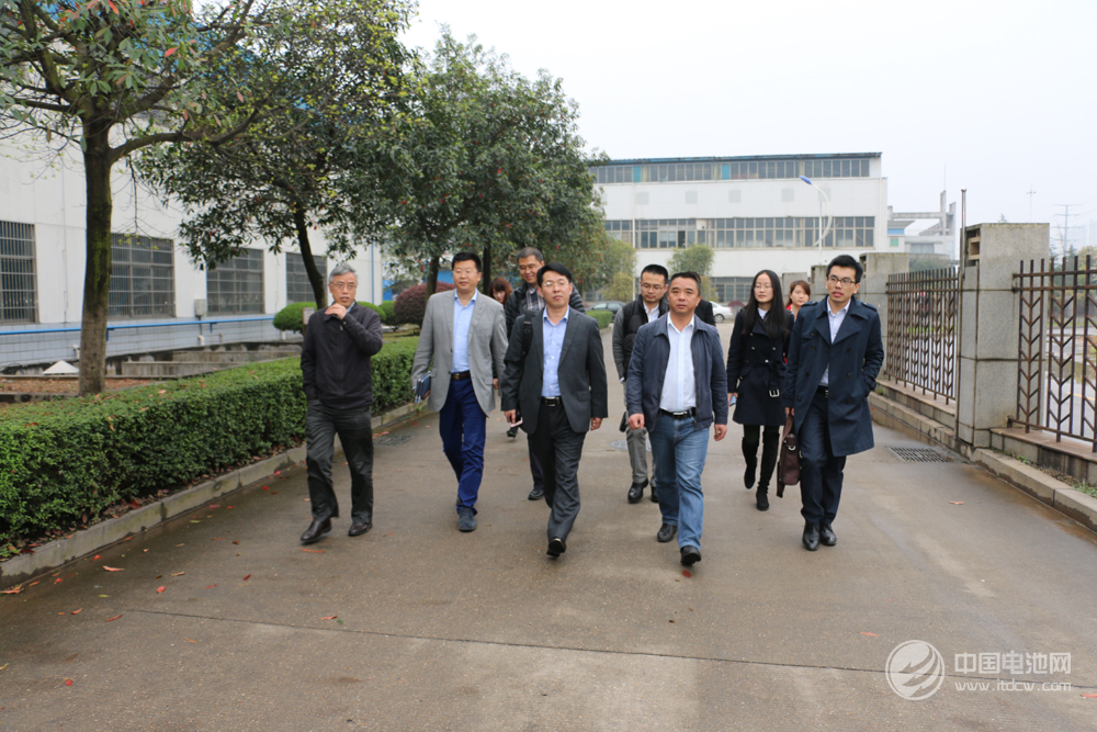 調研團參觀湖南長遠鋰科工業園
