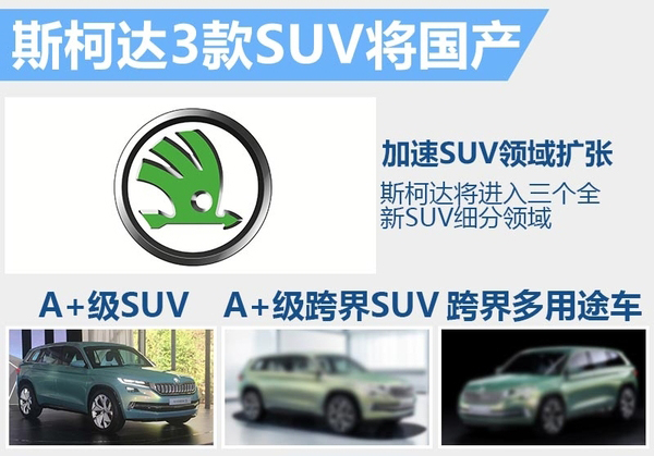 斯柯達將斥資150億 在華產(chǎn)SUV、新能源車