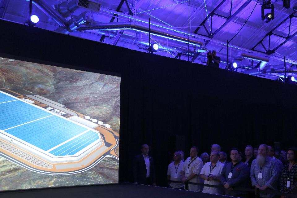 特斯拉超級電池工廠規(guī)劃圖