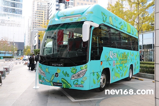 福田歐輝氫燃料電池客車商業化運營！豐田攜殼牌增設7座加氫站！