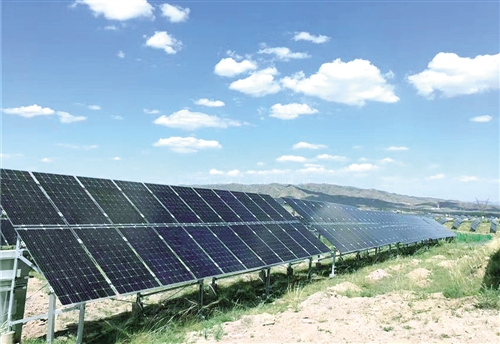 大同領(lǐng)跑者基地中的光伏發(fā)電項目