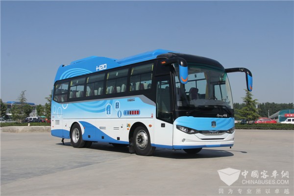 應(yīng)時(shí)而生，中通首臺(tái)客運(yùn)版燃料電池客車成功下線