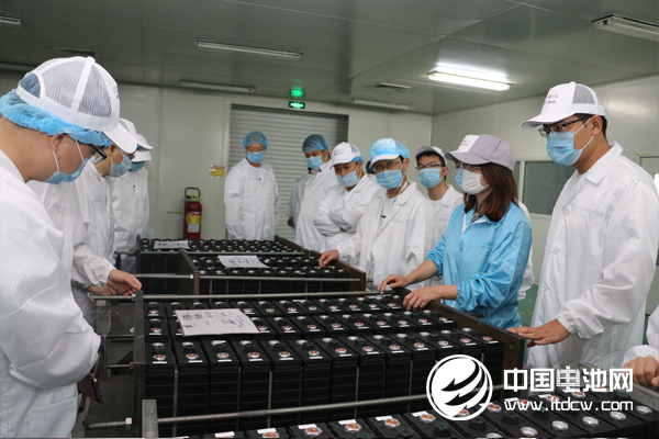 電池百人會企業家參觀吉林中聚生產車間