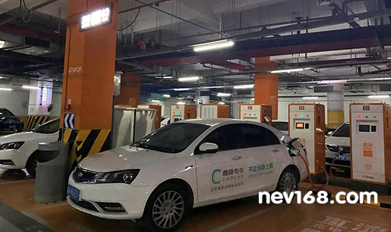 杭州城西銀泰地下停車場二層E區(qū)萬馬充電站