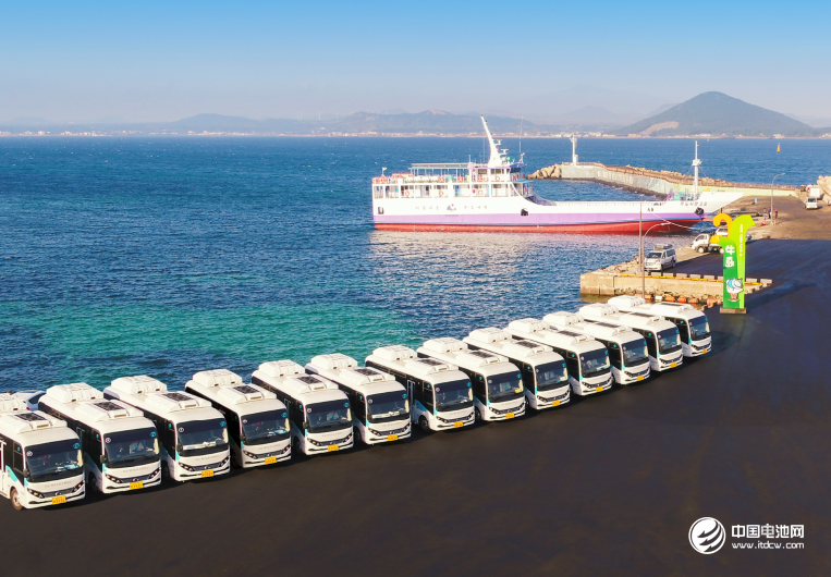 比亞迪在韓國交付的電動巴士