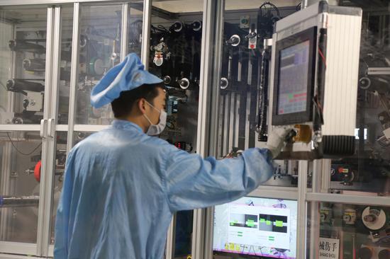 力神電池生產線實現