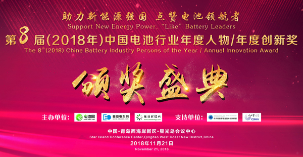 中國電池行業年度人物獎/年度創新獎