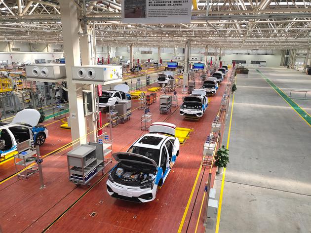 一期年產能20萬輛 廣汽新能源智能生態工廠竣工