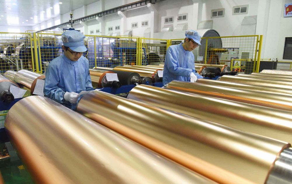 銅陵銅箔1萬噸鋰電銅箔項2018年可產(chǎn)2600噸