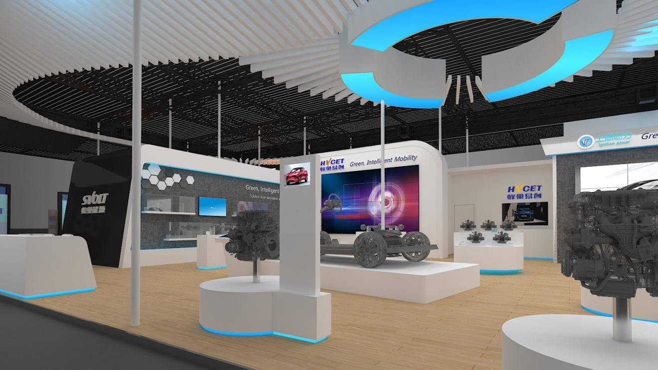 蜂巢易創(chuàng)、蜂巢能源、未勢(shì)能源、上燃動(dòng)力聯(lián)合展臺(tái)