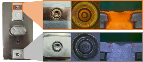 藍光復(fù)合焊接電池極柱