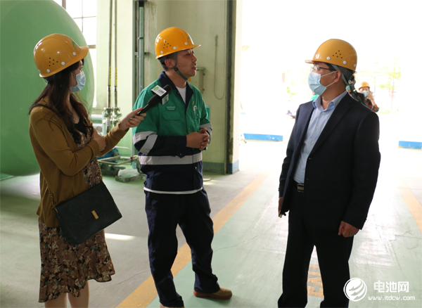 中國電池新能源產業鏈調研團一行參觀調研金川粉體公司