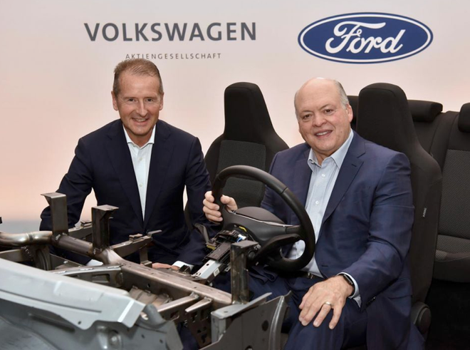 大眾福特推進電動車和自動駕駛合作分擔成本 預計6月底達成最終協議