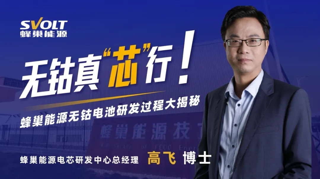 直播再揭秘！走進蜂巢能源無鈷電池研發中心