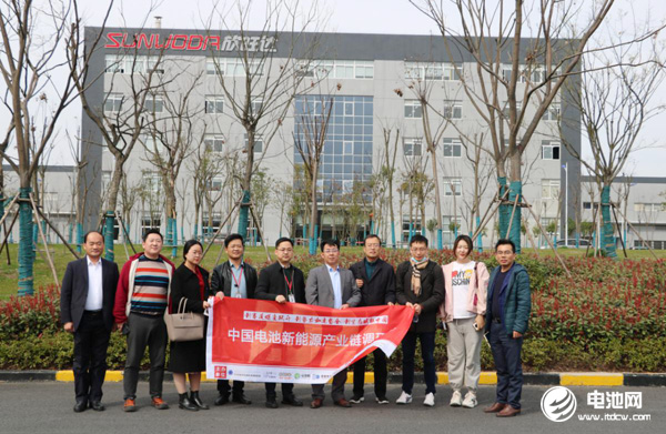 中國電池新能源產業鏈調研團一行參觀考察南京欣旺達