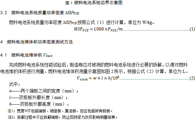 《燃料電池汽車測試規(guī)范》