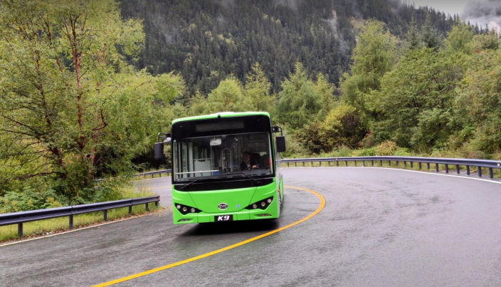 85臺比亞迪純電動客車K9將陸續批量交付 開啟九寨溝綠色觀光之旅