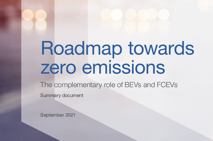 《零排放路線圖：純電動汽車和燃料電池汽車的互補》