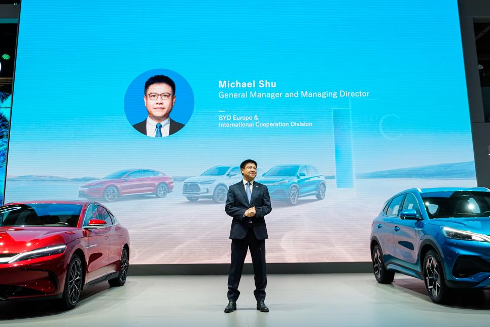 比亞迪攜三款電動車型亮相巴黎車展 比亞迪攜三款電動車型亮相巴黎車展