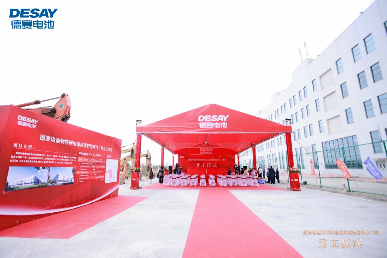 專用于儲能集成業(yè)務(wù)!德賽電池物聯(lián)網(wǎng)電源高端智造項(xiàng)目二期開工