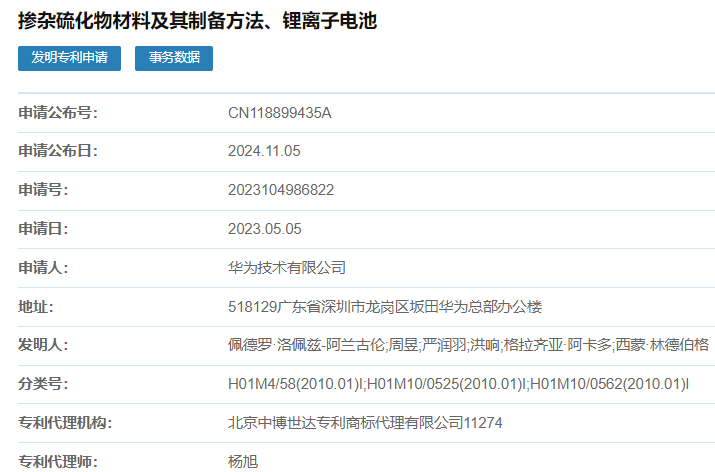 摻雜硫化物材料及其制備方法、鋰離子電池 摻雜硫化物材料及其制備方法、鋰離子電池