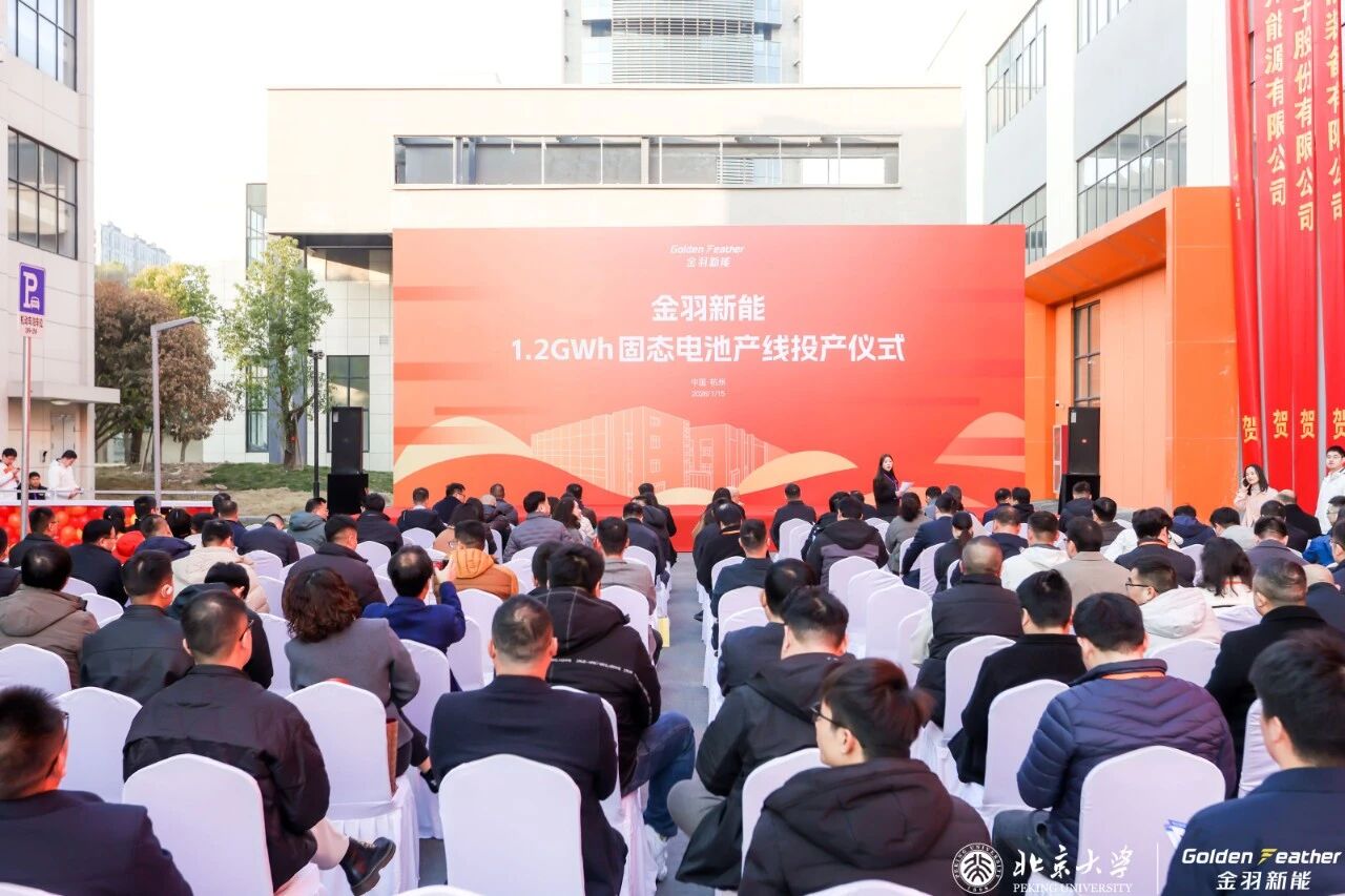 1.2GWh！金羽新能浙江杭州固態電池產線正式投產
